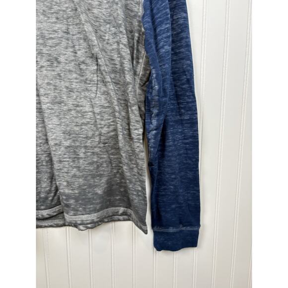 Threads‎ 4 Thought Sustainable Apparel Men Blue Hoodie Size XL Lightweight #174 - Picture 3 of 16